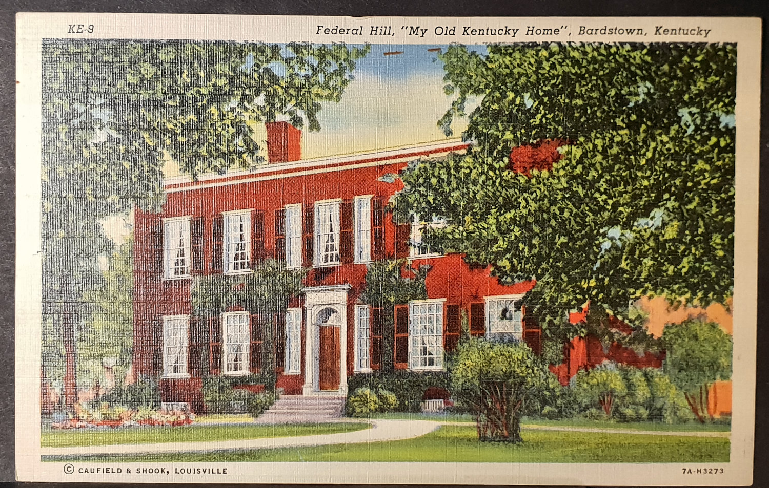 (image for) postcard USA - KY - Kentucky #0014
